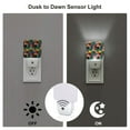 thumbnail image 3 of Honeii Colored Guitars Print LED Night Light with Light Sensor, Night Lights Plug Into Wall,Ideal for Bedrooms and Hallways-US, 3 of 7