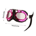 thumbnail image 2 of Goggles Eye Protecting Sunglass Windproof Personality Puppies Goggles For Small Media Flexible Strap Glasses For Small Dogs Accessories Belt Bags Dog Holder Dog Kennel Accessories Dog Wheelchair, 2 of 4