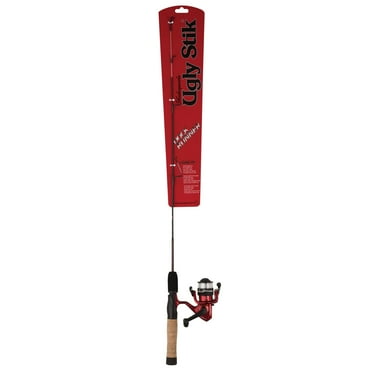 Ugly Stik Dock Runner Spincast Combo, 36" Medium Fishing Rod, 6 Size Reel