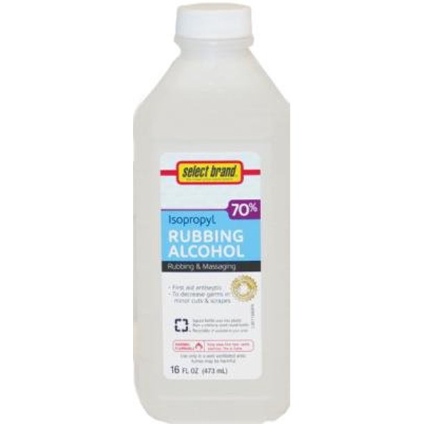 Select Brand 70 Isopropyl Alcohol 16 oz. (Pack of 12)