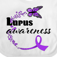 thumbnail image 4 of Inktastic Lupus Awareness butterfly ribbon Boys or Girls Baby Bib, 4 of 4
