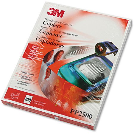 - MMMPP2500 - 3m Transparency Film for Laser Copiers