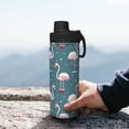 thumbnail image 7 of Fotbe Flamingo Pattern 18 Oz Sports Insulated Kettle Vacuum Cup Stainless Steel Travel Mug Cup Thermal Flask,Insulated Kettle for Cycling Gym Basketball Outdoor, 7 of 7