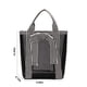 thumbnail image 3 of Bolso tote de malla transparente para mujer | Bolso de hombro de nailon con aberturas | Bolso de viaje y compras de gran capacidad | Negro (S, M, L), 3 of 6