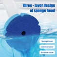 thumbnail image 3 of Disposable Toilet Brush Set with 24 Refills, Wall Mount Toilet Bowl Cleaning System, No-Touch Deep Clean Bathroom Toilet Scrubber with Holder, 3 of 7