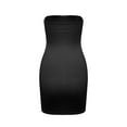 thumbnail image 4 of IROINNID Reduced Wedding Guest Dresses for Women Formal Evening Night Dress Spring And Summer Solid Color One Line Collar Bag Hip Sexy All Match Nightclub Dress Elegant Bodycon Dress,Black, 4 of 4