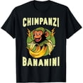thumbnail image 1 of Funny Monkey Chimpanzini Bananini Italiano Brainrot Meme Camiseta, 1 of 2