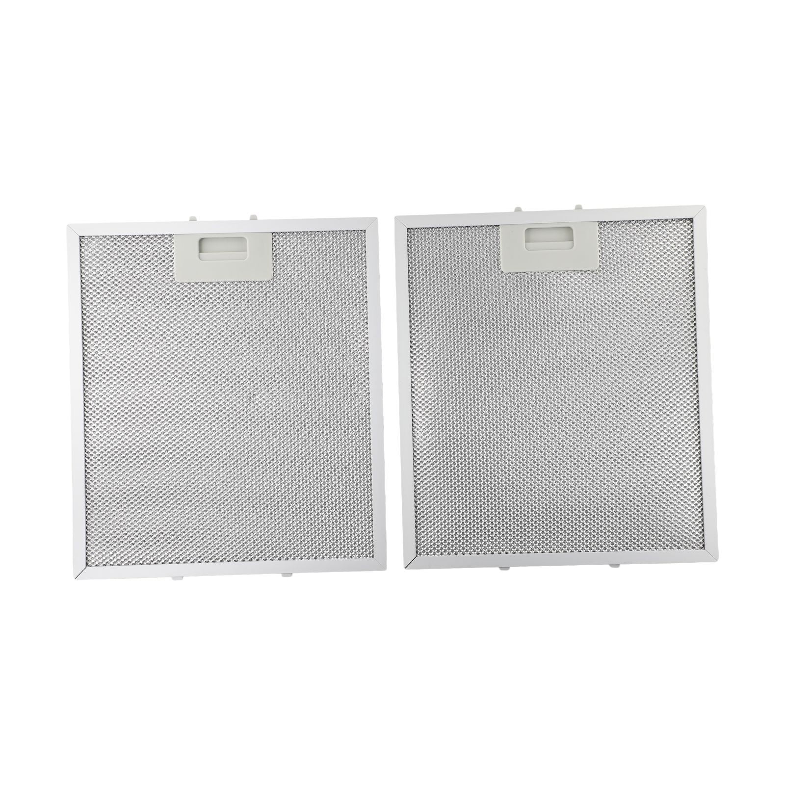 2Pcs Silver Cooker Hood Filters Metal Mesh Extractor Vent Filter 305 X 267 X 9Mm