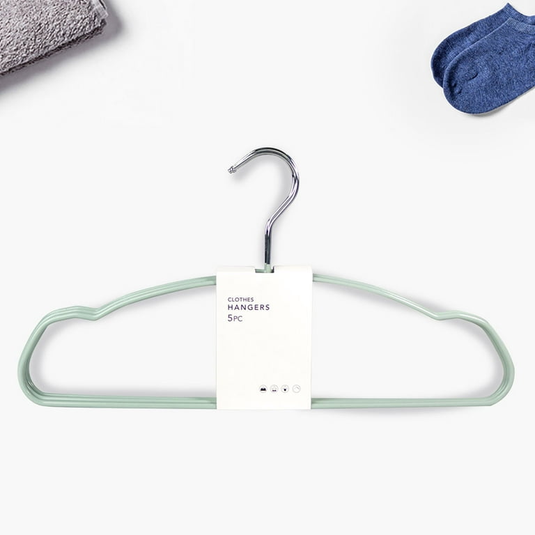 10pcs Adult Non-slip Clothes Hanger, Household Hanger With Anti-slip Dipped  Coating, Available In Multiple Colors