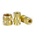 thumbnail image 6 of 50pcs M3 Brass Hot Melt Inset Molding Nuts Copper M4 M5 Thread Inserts Nuts, 6 of 8