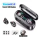 thumbnail image 3 of Auriculares in-ear inalámbricos F9 negro con luz LED, 3 of 8