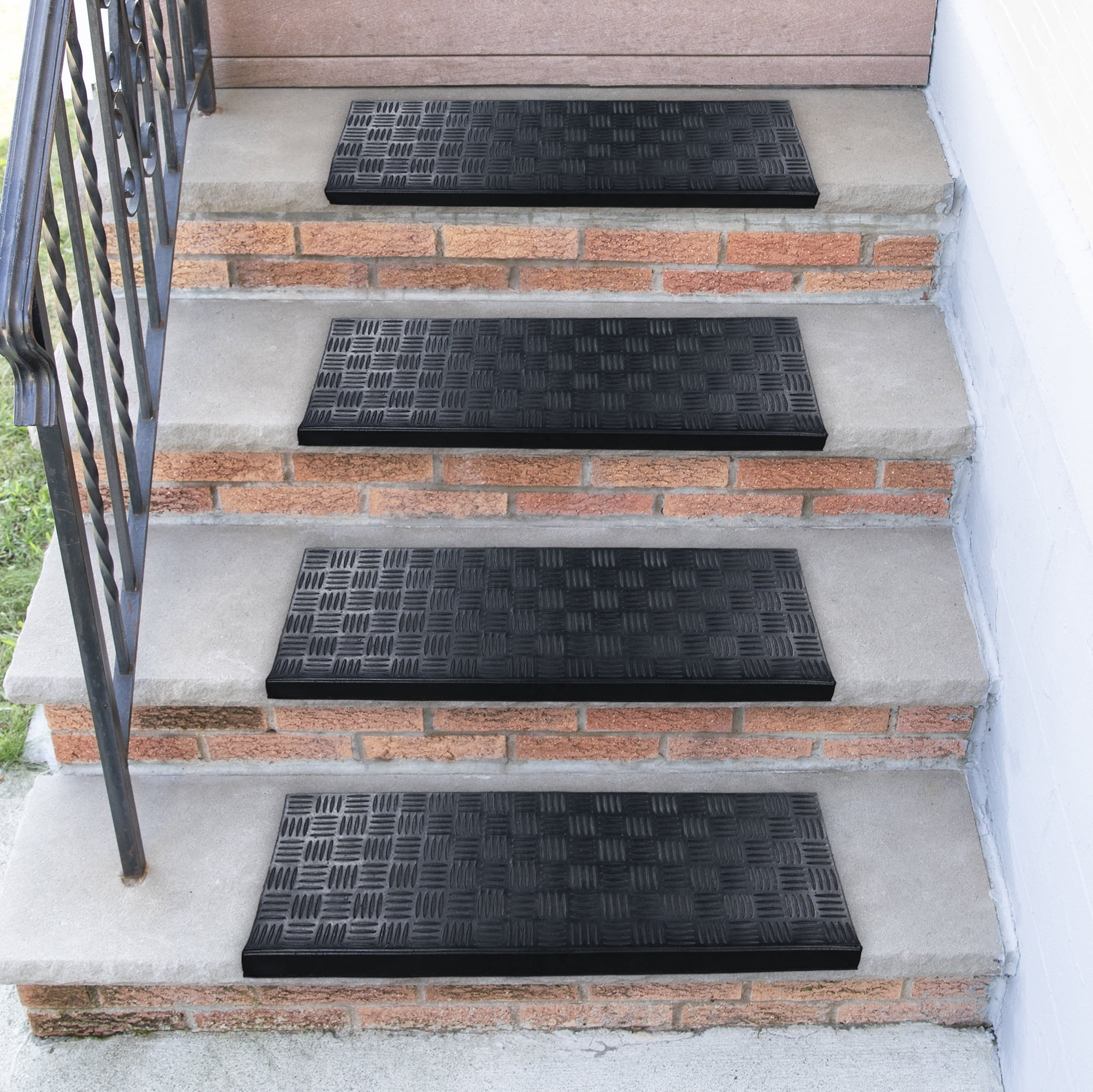 Indoor  Non-Slip Staircase 100% Rubber . 7 =  Step = 9'' x 30'' Outdoor 