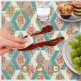 thumbnail image 6 of Pioneer Flower Floral Print Pattern Round Tablecloth 60 X 60 Inch, Wrinkle Resistant Wipeable Table Cloth for Kitchen Dining Picnic Patio Party, 6 of 6