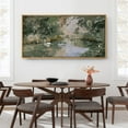 thumbnail image 4 of Large Framed Canvas Print The Abstract Modern Wall Art Decorative Ready to Hang Painting for Living room Bedroom - 60"x30" Natural Frame, 4 of 7