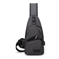 thumbnail image 3 of Mochila Para Hombre Mariconera Pechera Hombro Con Portabotella Xtellar negro, 3 of 4
