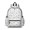 Unicorn and Diamond White Pattern, variant on Unicorn and Cupcake Blue Pattern Cute School Backpack with Padded Back and Adjustable Shoulder Straps 13.4"x11"x4.7"