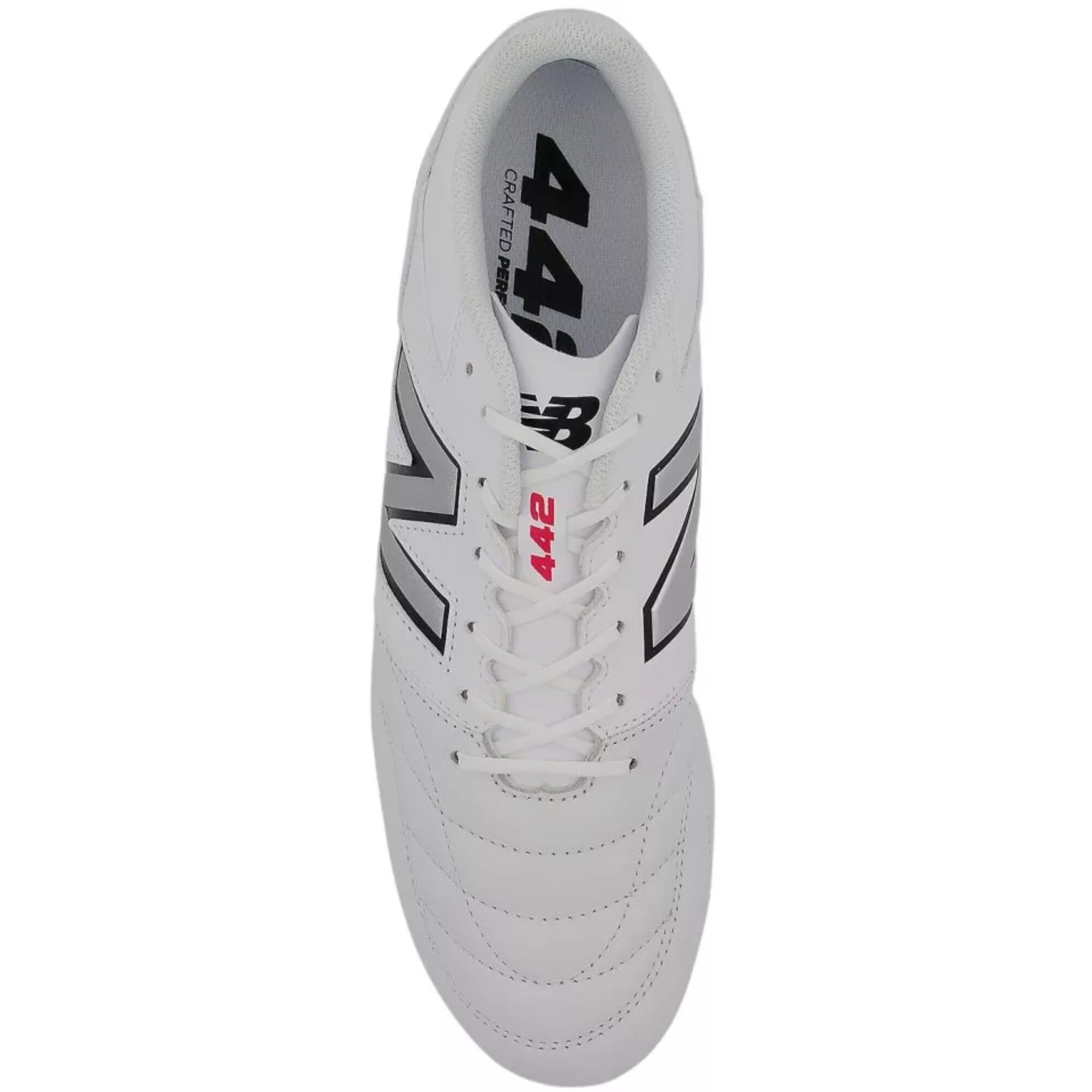 New Balance 442 V2 Team FG \'White\' MS42FWT2 Leather Soccer Cleats Multi Size New Balance 442 v2 Team FG White Men main image 3