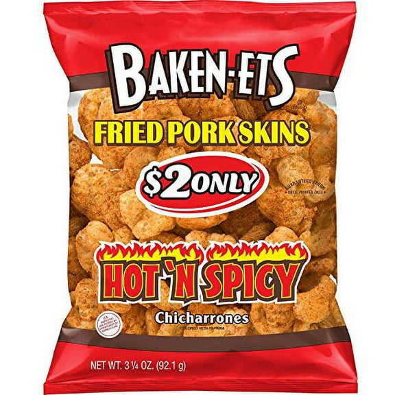 Hot 'N Spicy Fried Pork Skins, 2.5 Oz