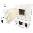 thumbnail image 2 of Lab Muffle Furnace High Temperature Resistance Furnace Muffle Furnace Hi-Temp Burnout Oven Integrated Intelligent 2012℉, 2 of 15