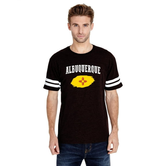 Mens Football Fine Jersey T-shirts - Albuquerque
