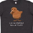 thumbnail image 4 of Inktastic I Am an Adorable Ball of Fluff- Cute Kiwi Bird Youth T-Shirt, 4 of 5