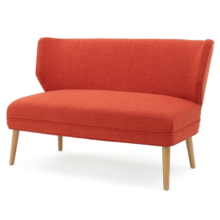 Dumont Mid Century Modern Fabric Loveseat Sofa Settee ...