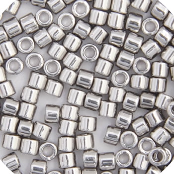 Miyuki Delica 10/0 RD 5.2gms DB0038 Japanese Seed Beads - Palladium Plated - D38