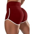 thumbnail image 1 of SAYFUT Butt Lifting Yoga Shorts for Women Tummy Control Leggings Textured Ruched Running Shorts Bottom, 1 of 7
