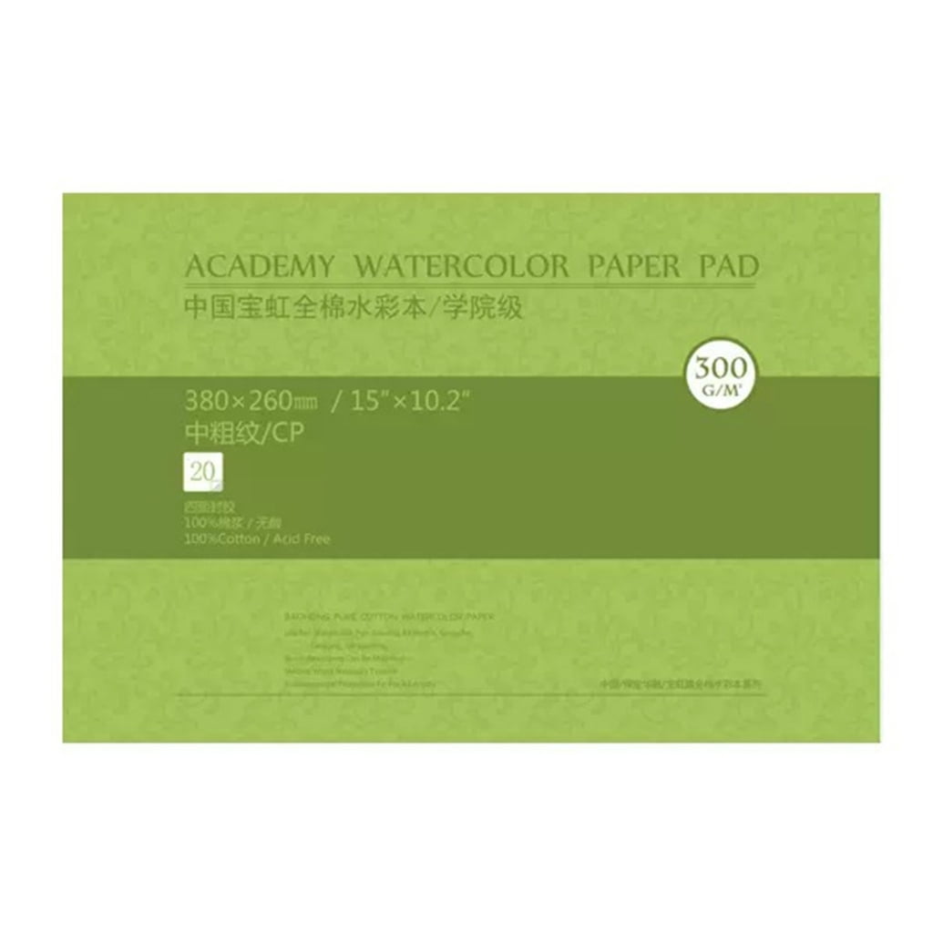 Cotton Watercolor Paper Pad 20 Sheets Art Sketchbook For Artists And Students