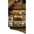 thumbnail image 3 of Quartz Cuckoo Clock Black Forest house with moving wood chopper and mill wheel, with music TU 4259 QMT HZZG, 3 of 5