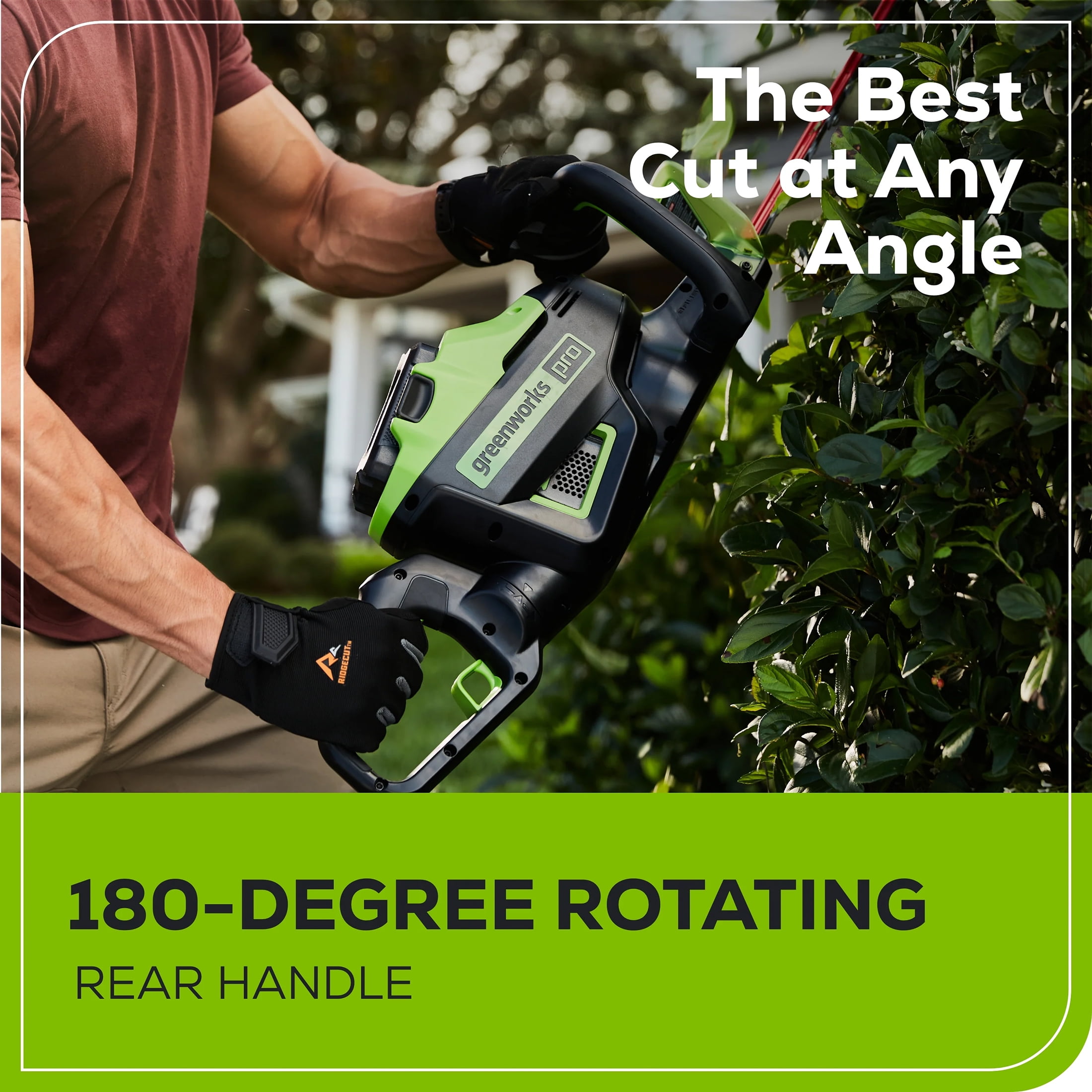 Greenworks 60V 26" Cordless Battery Hedge Trimmer with 2.0Ah Battery & Charger 2212002