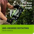 thumbnail image 6 of Greenworks 60V 26" Cordless Battery Hedge Trimmer with 2.0Ah Battery & Charger 2212002, 6 of 12