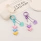 thumbnail image 4 of Llaveros estéticos con dijes, llavero con forma de corazón y mariposa para mujeres y niñas, dije para bolso con cuentas, colgante con dijes para bolso, 4 of 6