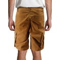 thumbnail image 2 of Men's Classic Casual Lightweight Utility Multi Pocket Cargo Shorts (Khaki, 38), 2 of 3