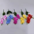 thumbnail image 4 of KDJ 12 Heads 50CM Artificial Butterfly Orchid Fake Moth Orchids Flowers Home Decor - for Home Decor, 4 of 10