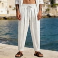 thumbnail image 2 of Men's Soft Casual Pants Loose Machine Washable Pants Stretch Beach Pant Lightweight Jogging, Workout Trousers, 2 of 6