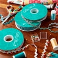 thumbnail image 2 of The Pioneer Woman Teal Topaz Polyester Ric Rac Trim Ribbon, 5/8" x 25 Yards, 2 of 5