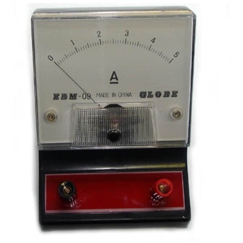 EDM-09 - METER ANALOG BENCHTOP 0-5A DC AMPMETER EDUCATIONAL