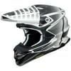 Shoei VFX-EVO Blazon Helmet White (TC-6) (X-Small, Black White (TC-6))