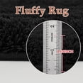 thumbnail image 6 of BERTHMEER 5'x8' Black Shag Area Rugs for Living Room Bedroom Fluffy Fuzzy Plush High-Plie Soft Washable Modern Contemporary Rugs Carpets, 6 of 6