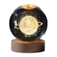 thumbnail image 2 of Crystal Ball Night Light Handicraft USB Plug-in Lámpara de noche (Starry Sky Walk) Tmvgtek Para estrenar, 2 of 6