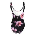 thumbnail image 4 of Women's Swimwear One Piece Tummy Control Summer Print With Chest Cushion And No Steel Support Sexy Backless Strap Swimsuit, 4 of 4