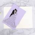 thumbnail image 1 of Tarjetas de invitación de boda para novia y novio, tarjeta de felicitación personalizada cortada con láser, decoración de boda, aniversario, Día de San Valentín, 1 piezas, 1 of 4