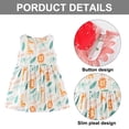 thumbnail image 3 of Vestido casual para niña, vestidos sin mangas para fiesta de verano para niños, ropa de playa para fiesta de verano, 100cm, 3 of 5