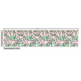 thumbnail image 3 of Ambesonne Floral Fabric by the Yard Upholstery, Rosebuds with Cactus Art, 3 Yards, Fern Green Pastel Pink, 3 of 5