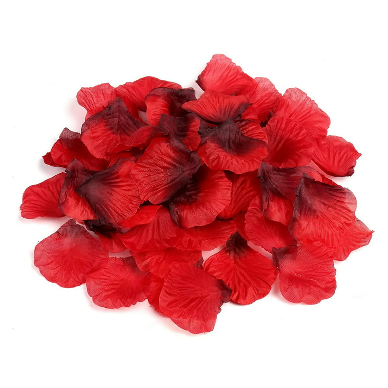 100~2000pcs Artificial Silk Rose Petals Various Colors Wedding Party  Decorations