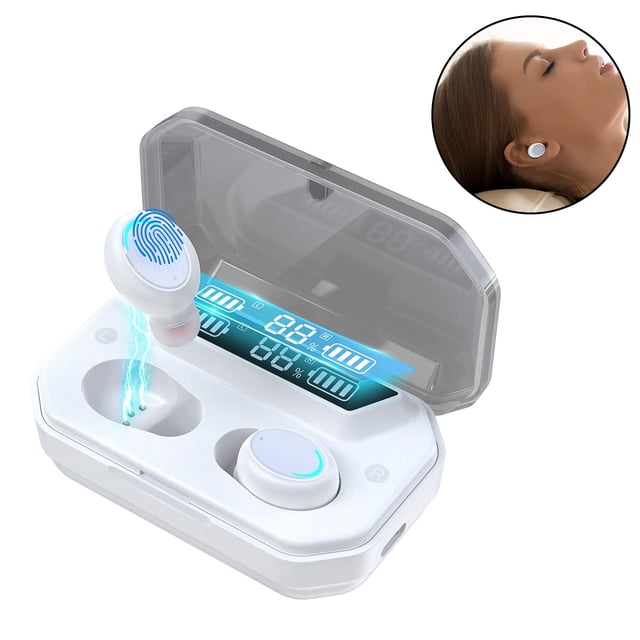 Caja del teléfono/caja protectora AuricularesinalámbricosAuricularesinalámbricosBluetoothAuricularesinalámbricosapruebadeaguaconestuchedecargaAuricularesestéreo3DintrauditivosBluetoothcon Zhivalor 222135-1