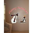 thumbnail image 2 of Wallhogs Schmeltzer Snowmen Sledding Cutout Wall Decal, 2 of 2