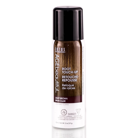 AGEbeautiful Root Touch Up Temporary Haircolor Spray - Light Brown - 2 oz