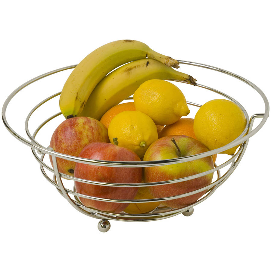 Home Basics Cream Fruit Bowl